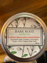 Cranberry Moscow Mule cocktail/mocktail Infusion Jar