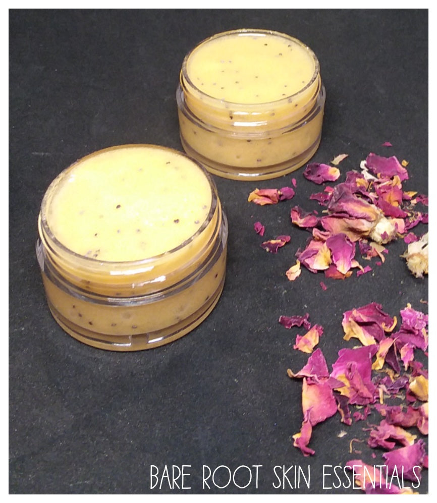 All Natural Papaya Poppyseed Lip Scrub