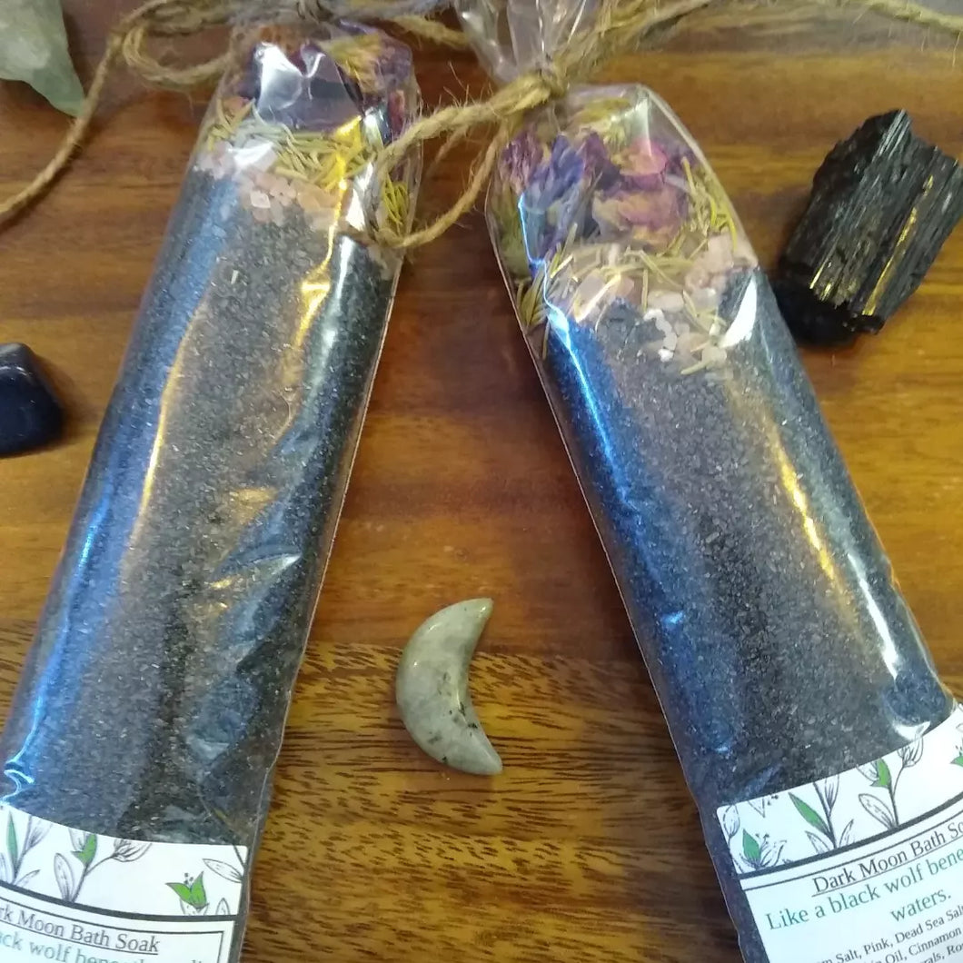 Dark Moon Black Salt Bath Soak
