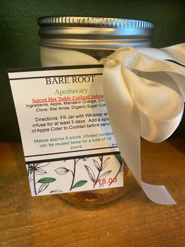 Hot Toddy Cocktail/Mocktail Infusion Jar