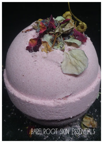Floral bath bomb